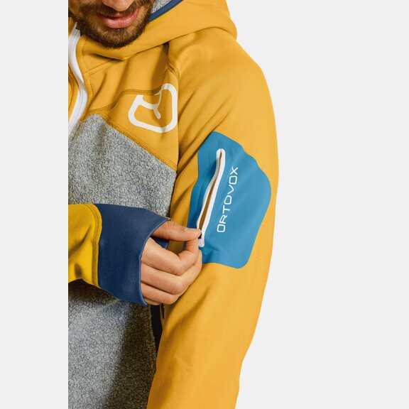ORTOVOX FLEECE PLUS HOODY M Fleece Jackets ORTOVOX